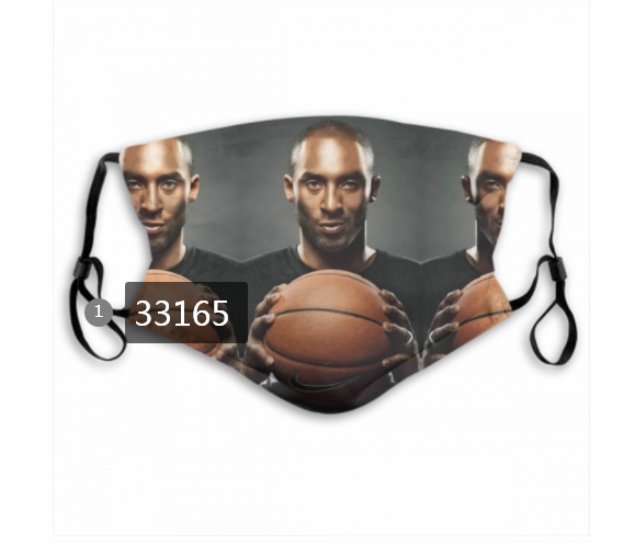 2021 NBA Los Angeles Lakers #24 kobe bryant 33165 Dust mask with filter->nba dust mask->Sports Accessory